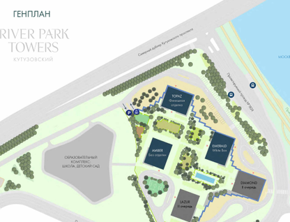 River Park Towers Кутузовский 1